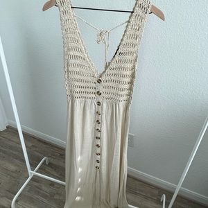 Forever 21 crochet beach dress/coverup
